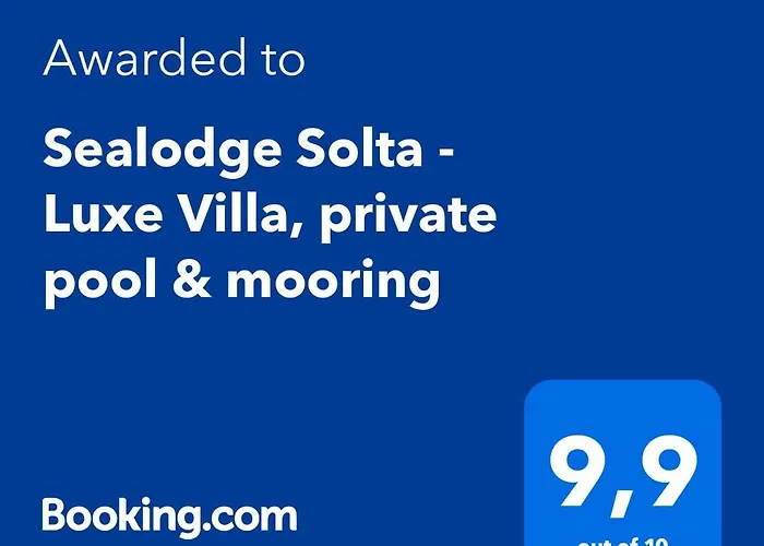 Dreamlodge - Luxe Dalmatian Villa, Private Pool, Parking, Mooring, Breathtaking Sea & Mountain View, At 150 M From Idyllic Private * Rogač